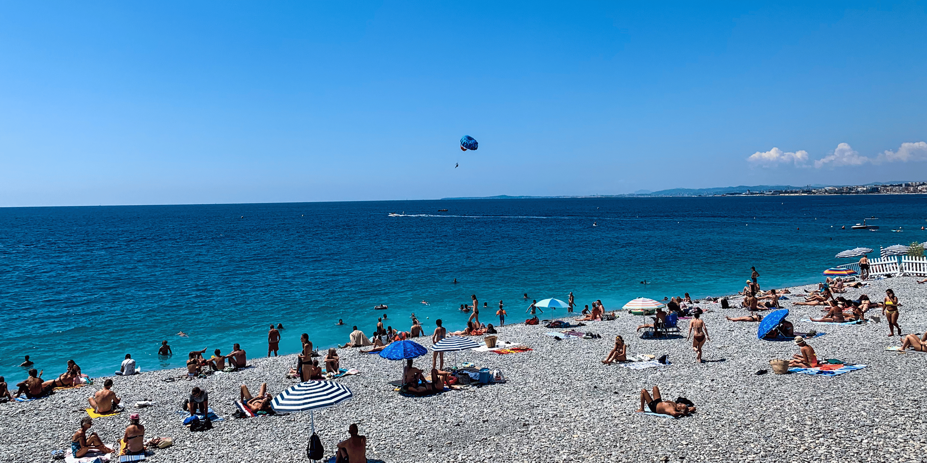 Une journée d'été parfaite à Nice