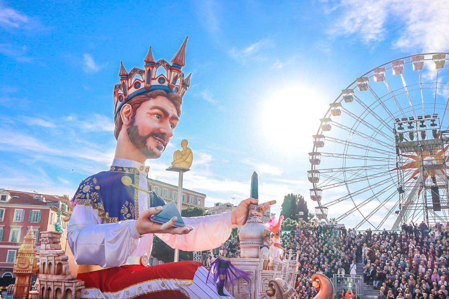 What does the Nice Carnival King symbolize?