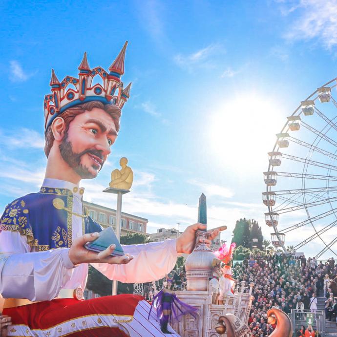 What does the Nice Carnival King symbolize?